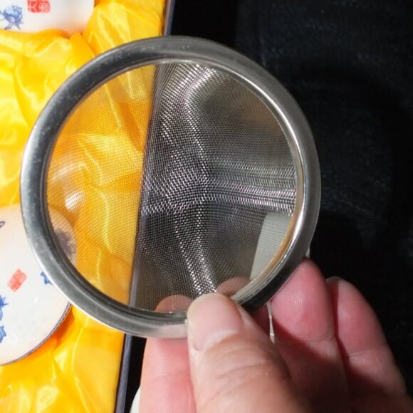 Jingdezhen Blue and White Porcelain Double Wall Cup Creative Flower Dragon Teapo - Picture 5 of 5